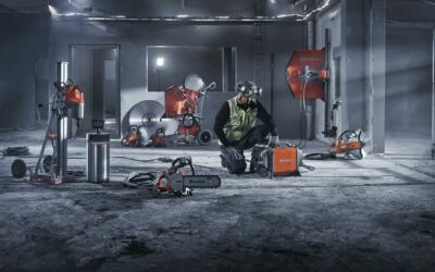 Husqvarna präsentiert neues Hochfrequenzsystem PRIME: Mehr E-Power beim Schneiden und Bohren von Beton